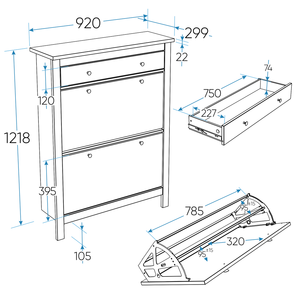 SAGA ფეხსაცმლის ტუმბო