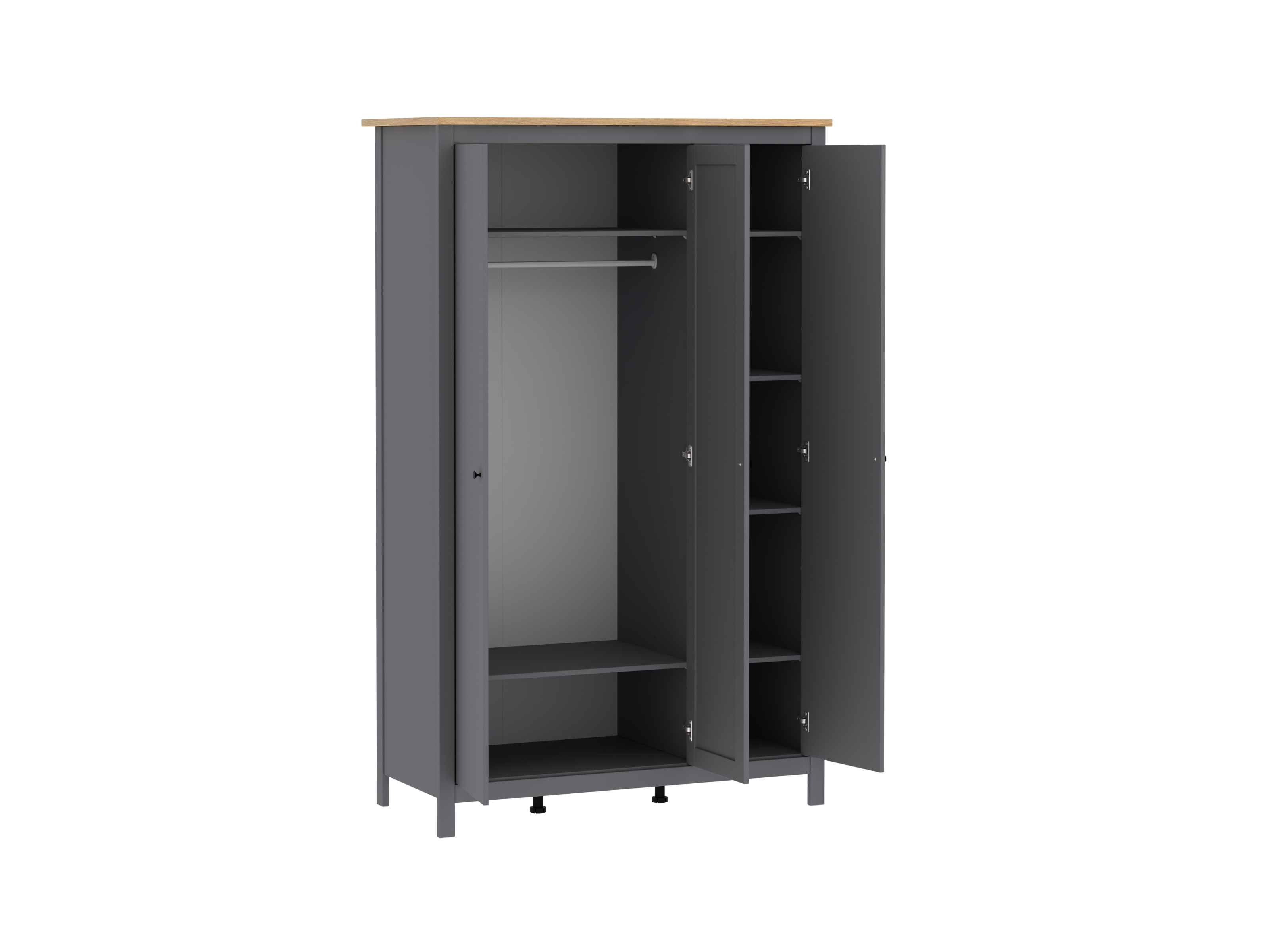 SAGA კარადა სამი კარით და სარკით