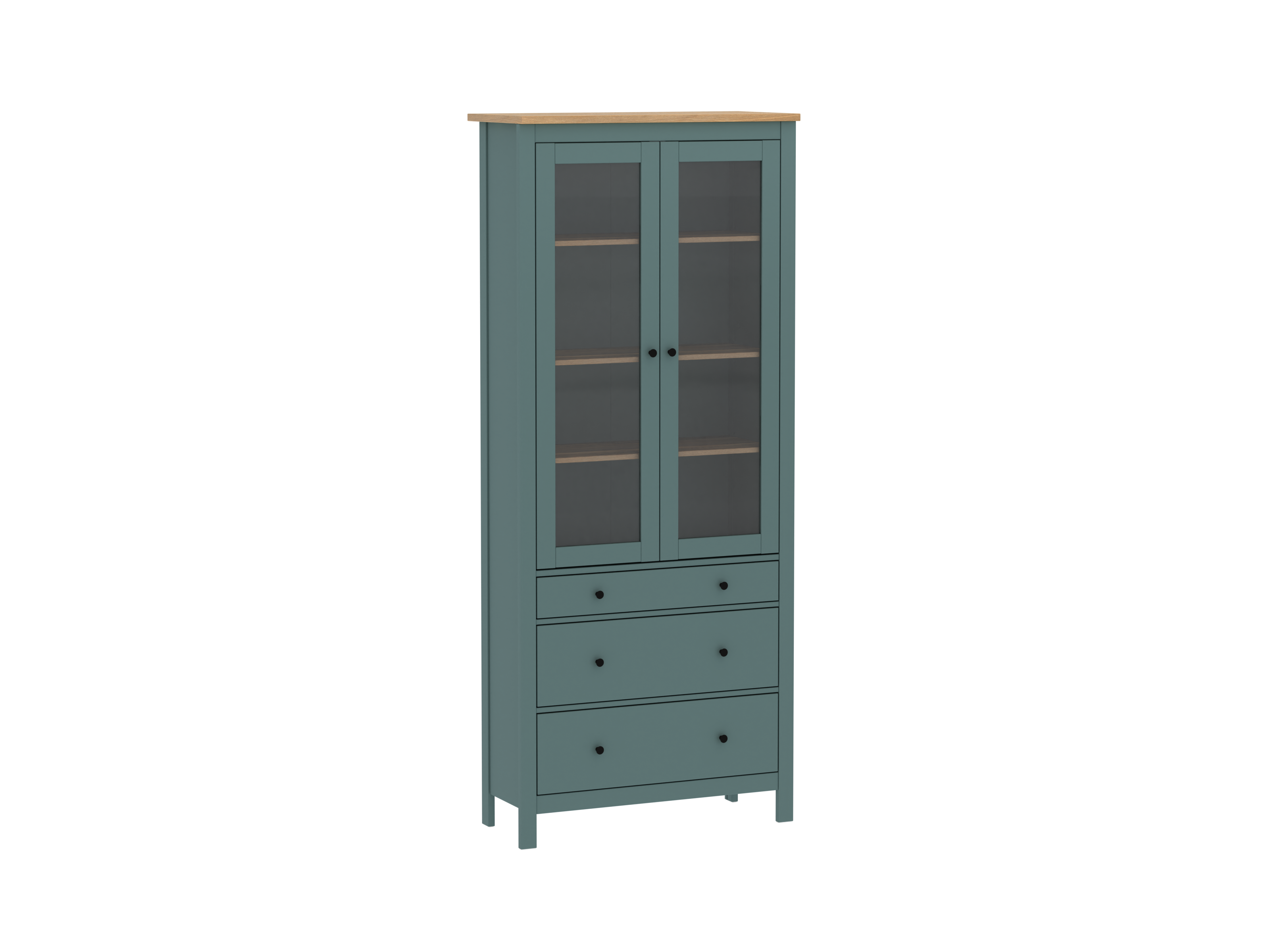 SAGA კარადა ვიტრინით 90