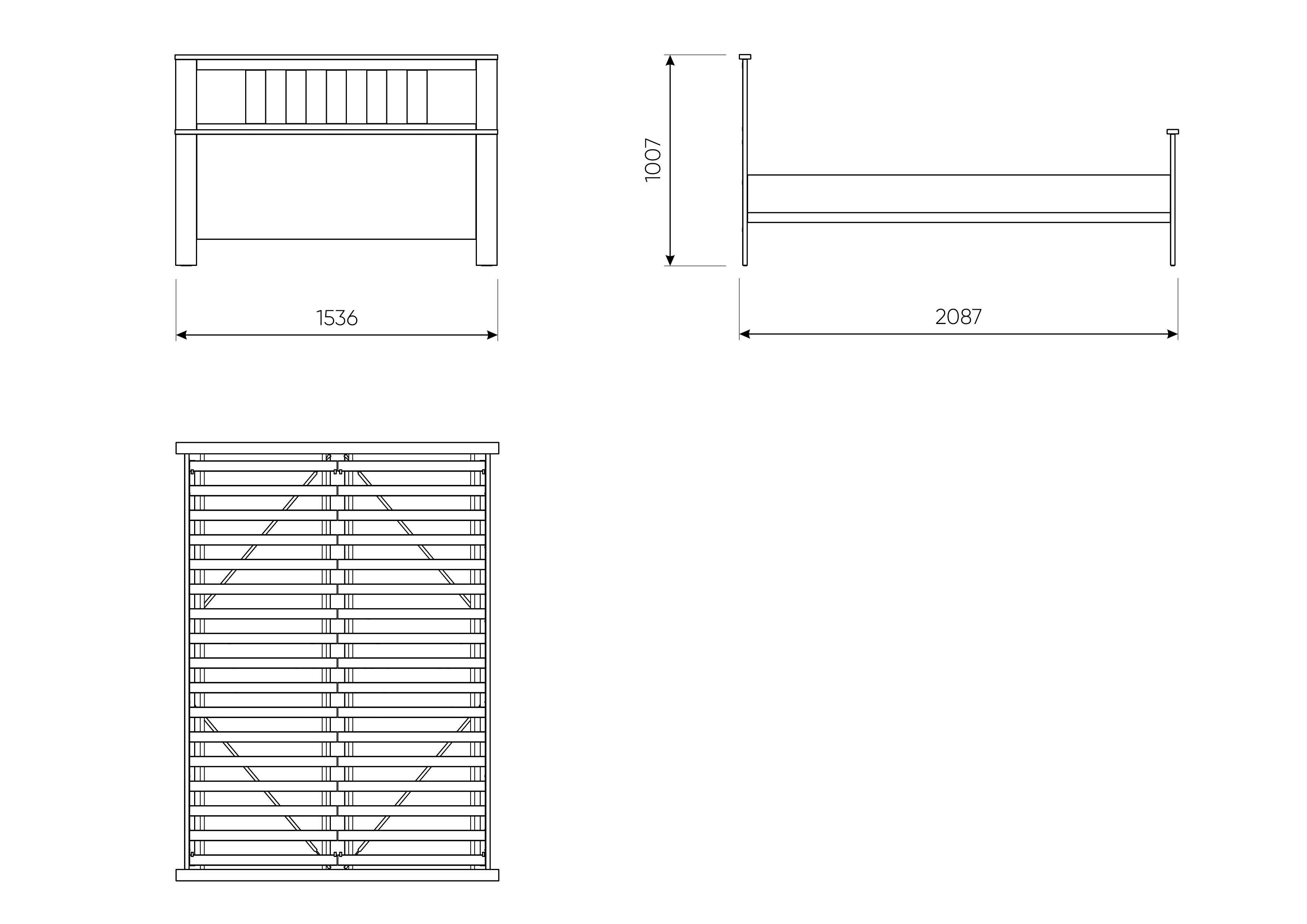 SAGA საწოლი ორ ადგილიანი