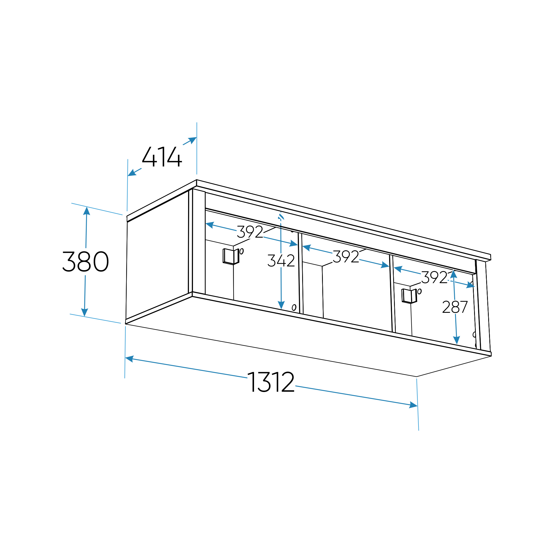 SAGA თარო სამი სექციით