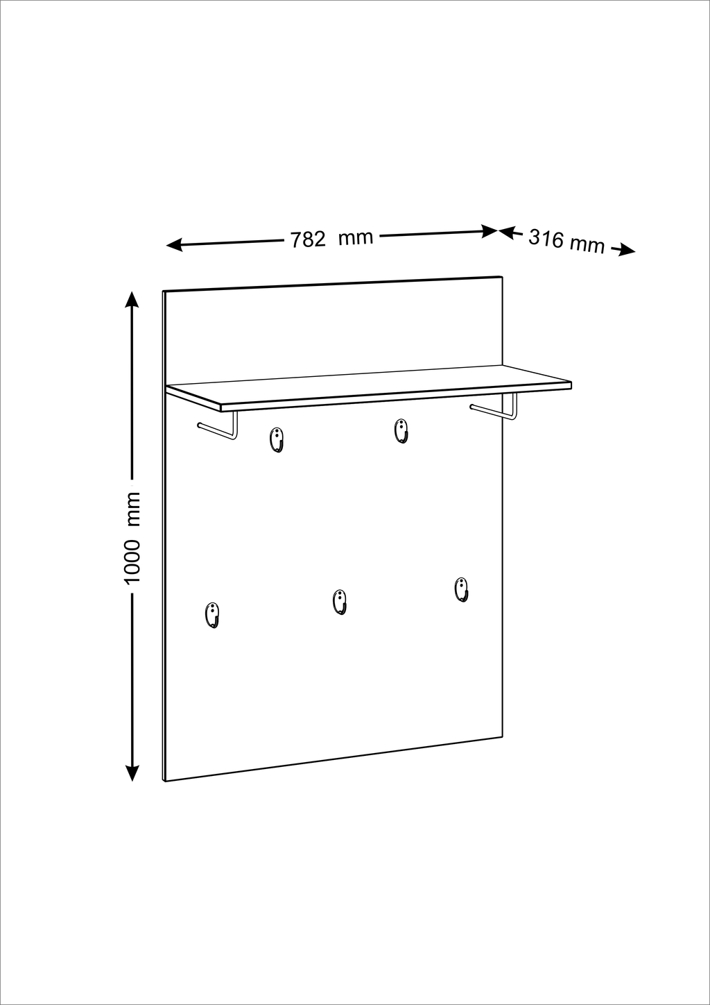 SIRIUS ტანსაცმლის საკიდი